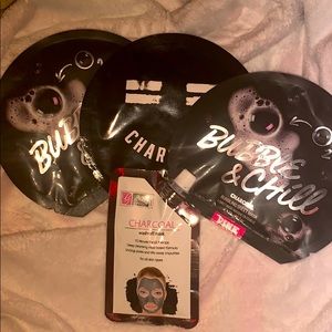 charcoal face mask set 4ct